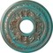 Ekena Millwork Baltimore Medallion (Canopies up to 5 1/2"), 15 3/8"OD x 4 1/4"ID x 1 1/2"P, Copper Green Patina CM15BACGS - alternate 1